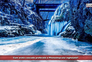 Cum arată cascada preferată a Photoshop-ului înghețată? Vezi fotografiile surprinse la cascada Bigăr după cele mai geroase zile din ultimii ani!