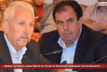 Spânu i-a lăsat calea liberă lui Crina în Consiliul Județean Caraș-Severin!