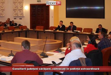 Consilierii județeni cărășeni, convocați în ședință extraordinară
