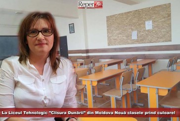 La Liceul Tehnologic „Clisura Dunării” din Moldova Nouă clasele prind culoare!
