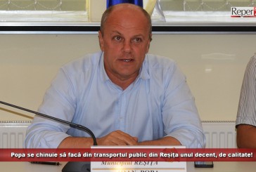Popa se chinuie să facă din transportul public din Reșița unul decent, de calitate! „S-au mai facut câțiva pași importanți”
