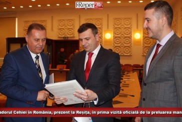 Ambasadorul Cehiei în România, prezent la Reșița, în prima vizită oficială de la preluarea mandatului!
