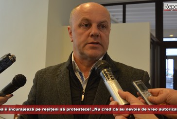 Popa îi încurajează pe reșițeni să protesteze! „Nu cred că au nevoie de vreo autorizație ca să iasă în centrul civic”!