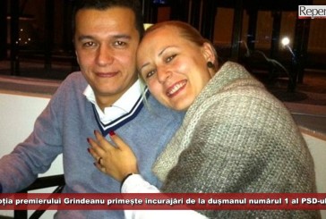 Soția premierului Grindeanu primește încurajări de la dușmanul numărul 1 al PSD-ului! Vezi cine i-a transmis acest mesaj!