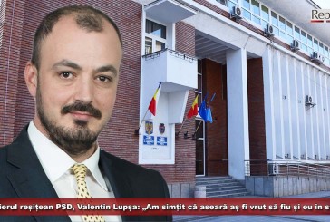 UPDATE: Consilierul reșițean PSD, Valentin Lupșa: „Am simțit că aseară aș fi vrut să fiu și eu în stradă!“