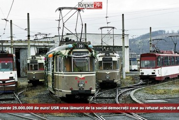 Reșița pierde 25.000.000 de euro! USR vrea lămuriri de la social-democrații care au refuzat achiziția depoului