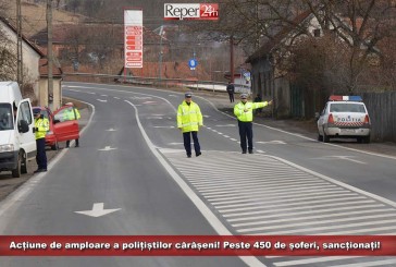 Acțiune de amploare a polițiștilor cărășeni! Peste 450 de șoferi care nu purtau centura de siguranță, sancționați!