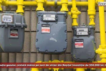 Distribuția gazului, sistată joi pe mai multe străzi din Reșița! Investiție de peste 550.000 lei, la final!