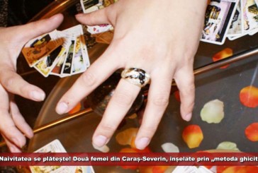 Naivitatea se plătește! Două femei din Caraș-Severin, înșelate prin „metoda ghicitului”!