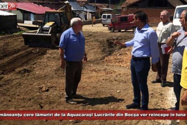 Cismăneanțu cere lămuriri de la Aquacaraș! Lucrările la rețelele de apă și canalizare vor reîncepe în mai, promite Petrescu!