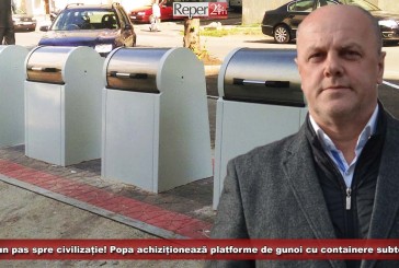 Încă un pas spre civilizație! Popa achiziționează platforme de gunoi cu containere subterane!