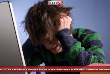 DEFINITIVAT 2017. Mai mult de jumătate din cadrele didactice ce au susținut examenul de DEFINITIVAT n-au reușit să obțină medie de trecere