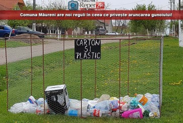Comuna Măureni are noi reguli în ceea ce privește aruncarea gunoiului! Cine nu le respectă, va plăti