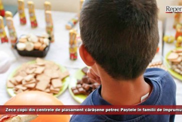 Zece copii din centrele de plasament cărășene petrec Paștele în familii de împrumut