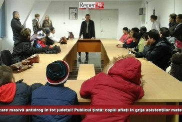Mișcare masivă antidrog în tot județul! Publicul țintă: copiii aflați în grija asistenților maternali