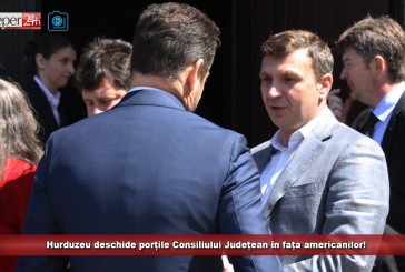 Hurduzeu deschide porțile Consiliului Județean în fața americanilor! „Le-am prezentat potențialul județului”