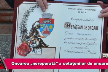 Onoarea „nereperată” a cetăţenilor de onoare…