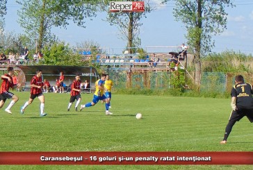 Caransebeşul – 16 goluri şi-un penalty ratat intenţionat