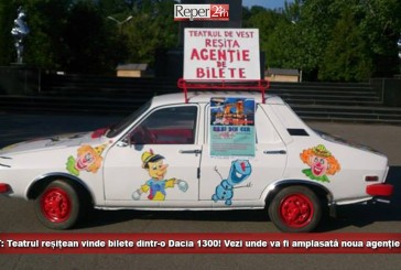 INEDIT: Teatrul reșițean vinde bilete dintr-o Dacia 1300! Vezi unde va fi amplasată noua agenție pe roți