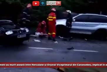 Trei oameni au murit aseară între Herculane și Orșova! Viceprimarul din Caransebeș, implicat în accident