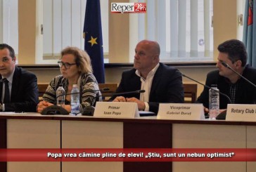 Popa vrea cămine pline de elevi și viitori profesioniști! „Știu, sunt un nebun optimist”