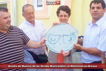 Şcoala de Muzică, de pe Strada Muzicanţilor, la Montrevel-en-Bresse