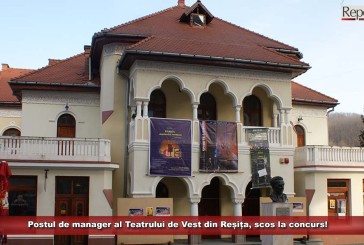 Postul de manager al Teatrului de Vest din Reșița, scos la concurs!