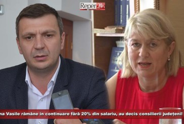 Ana Vasile rămâne în continuare fără 20% din salariu, au decis consilierii județeni!