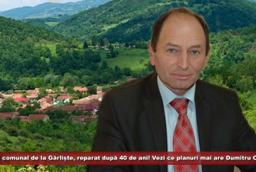 Drumul comunal de la Gârliște, reparat după 40 de ani! Vezi ce planuri mai are primarul Dumitru Crăciun!