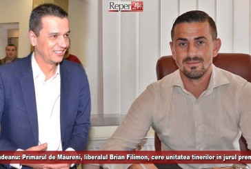Pro-Grindeanu: Primarul de Măureni, liberalul Brian Filimon, cere unitatea tinerilor în jurul premierului!