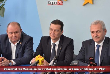 Deputatul Ion Mocioalcă nu a votat excluderea lui Sorin Grindeanu din PSD!