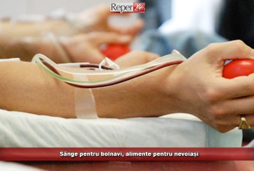 Cărășenii, invitați la o campanile umanitară cu efect dublu! Sânge pentru bolnavi, alimente pentru nevoiași