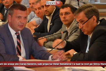 Primarii de orașe din Caraș-Severin, sub aripa lui Vela! Senatorul l-a luat la rost pe Silviu Hurduzeu, chiar în plenul CJ