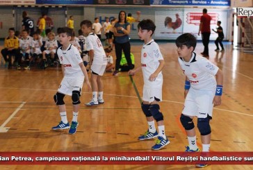 HC Adrian Petrea, campioana națională la minihandbal! Viitorul Reșiței handbalistice sună bine!