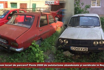 Nu avem locuri de parcare? Peste 2000 de autoturisme abandonate și neridicate în Reșița?!
