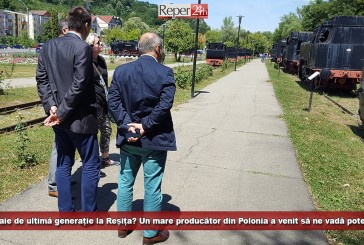 Tramvaie de ultimă generație la Reșița? Un mare producător din Polonia a venit să vadă potențialul orașului