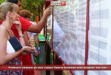 Profesorii cărășeni au ieșit codași la examenul de titularizare! Valeria Schelean avea așteptări mai mari