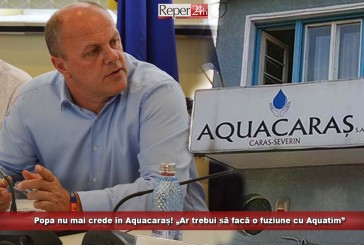 Primarul Ioan Popa nu mai crede în Aquacaraș! „Ar trebui să facă o fuziune cu Aquatim, acolo managementul e ireproșabil”