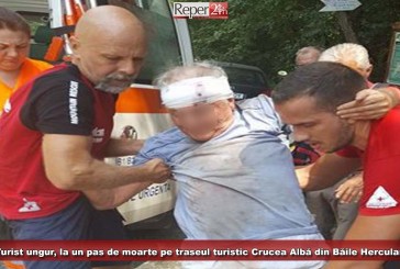 Turist ungur, la un pas de moarte pe traseul turistic Crucea Albă din Băile Herculane