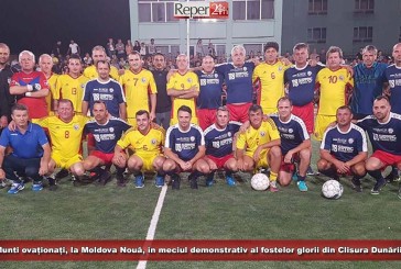 Belo și Munti ovaționați, la Moldova Nouă, în meciul demonstrativ al fostelor glorii din Clisura Dunării