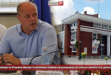 Disponibilizări în Primăria Reșița! Funcționarii trebuie să promoveze un concurs pentru a-și păstra postul