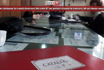 Școlile cărășene își caută directori! Din cele 87 de posturi scoase la concurs, 46 au rămas neocupate