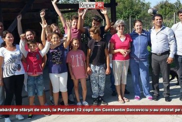 Minitabără de sfârşit de vară, la Peştere! 12 copii din Constantin Daicoviciu s-au distrat pe cinste timp de 2 zile