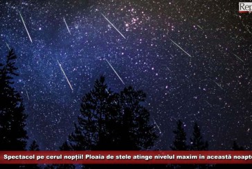 Spectacol pe cerul nopții! Ploaia de stele atinge nivelul maxim în această noapte!