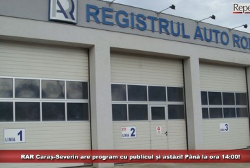 RAR Caraș-Severin are program cu publicul și sâmbătă! Până la ora 14:00!