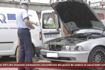 Adevărate bombe pe roți! Peste 20% din mașinile cărășenilor, neconforme din punct de vedere al securității rutiere!