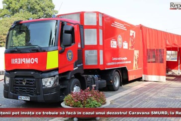 Reșițenii pot învăța astăzi ce trebuie să facă în cazul unui dezastru natural! Caravana SMURD, prezentă în Parcul Tricolorului!