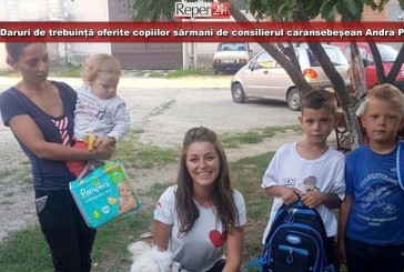 Consilierul caransebeșean Andra Pleșa, în sprijinul copiilor sărmani, la-nceput de an școlar