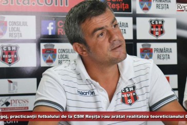 La Lugoj, practicanții fotbalului de la CSM Reșița i-au arătat realitatea teoreticianului Dobre!