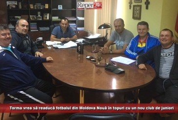 Torma vrea să readucă fotbalul din Moldova Nouă în topuri cu un nou club de juniori! Primăria le pune totul pe tavă noilor fotbaliști